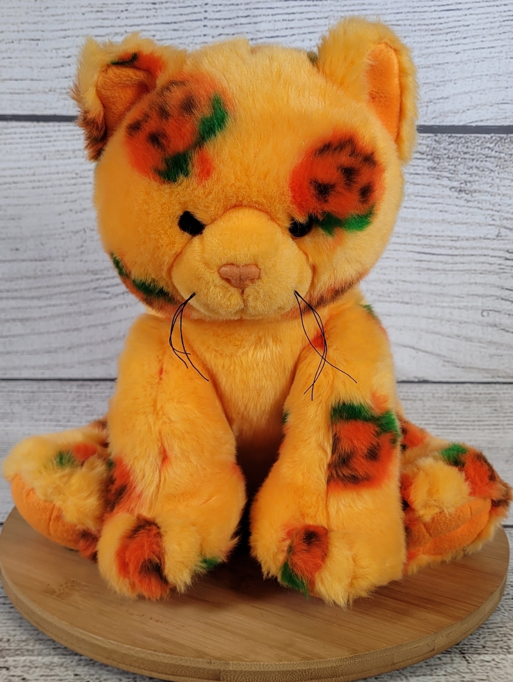 Build A Bear Pumpkin Kitty Plush Halloween Cat 2008 OG BAB Retired 12"